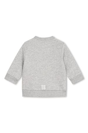 grey cotton sweatshirt GIVENCHY KIDS | H30214A01